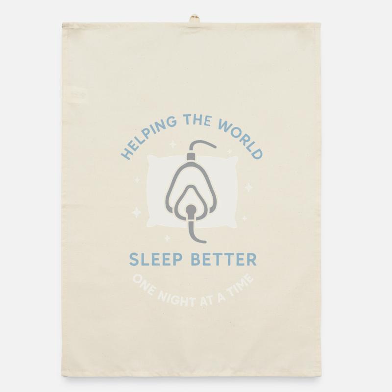 Schlaftechnologe Polysomnographic Tech Rpsgt Organic Geschirrtuch