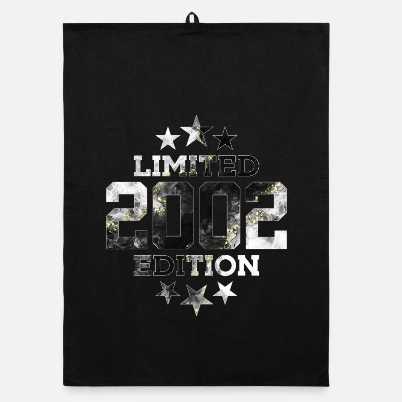 LIMITED EDITION 2002 24. GEBURTSTAG Organic Geschirrtuch