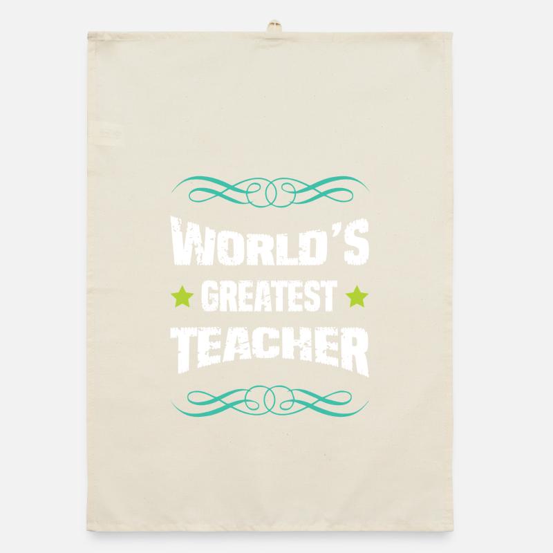 Weltbester Lehrer Organic Geschirrtuch