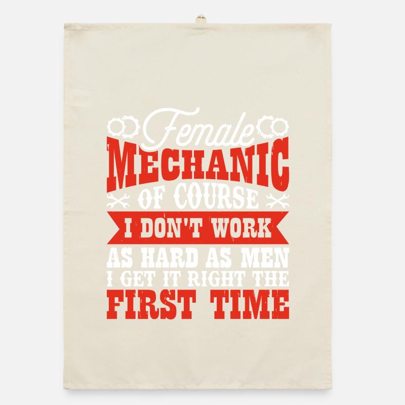 Mechanic Mechatronics Technician Screwdriver Gift Organic dish towel