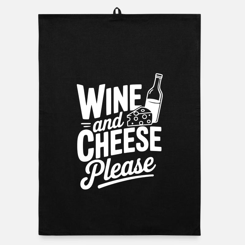 Vin et fromage s’il vous plaît Torchon bio