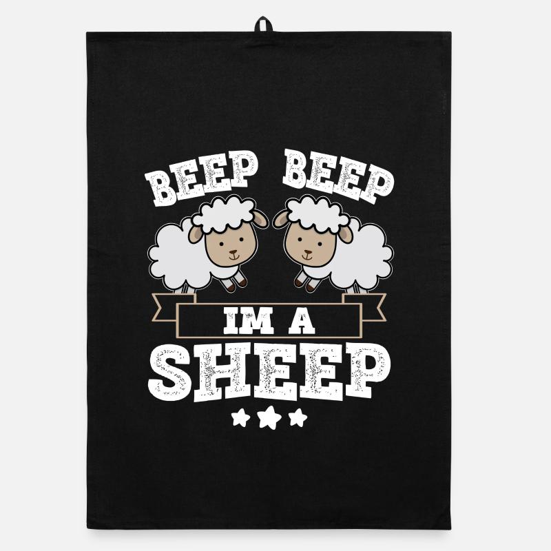 Beep Beep In A Sheep Organic dish towel