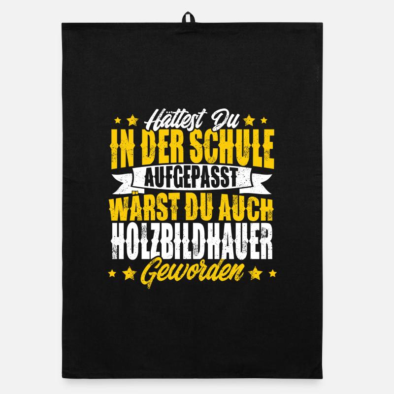 Holzbildhauer Organic Geschirrtuch