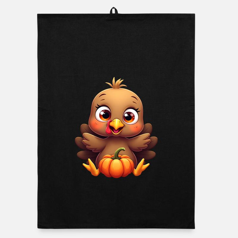 Bébé dinde de Thanksgiving Torchon bio