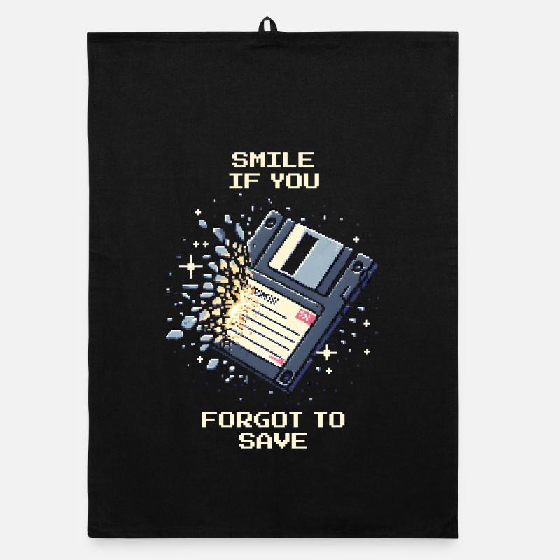 Smile When You Haven't Saved | Fail Organic dish towel