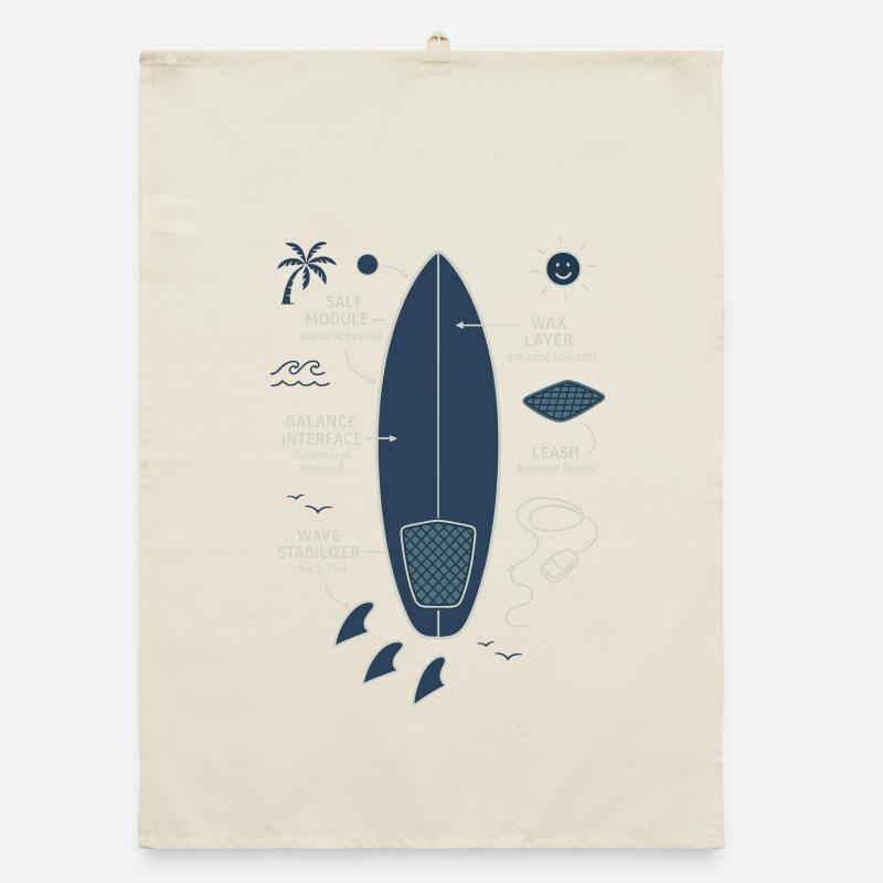 Plan de planche de surf Torchon bio