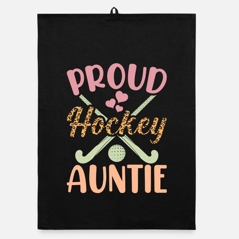 Hockey Eishockey Eishockeyspieler Geschenk Organic dish towel