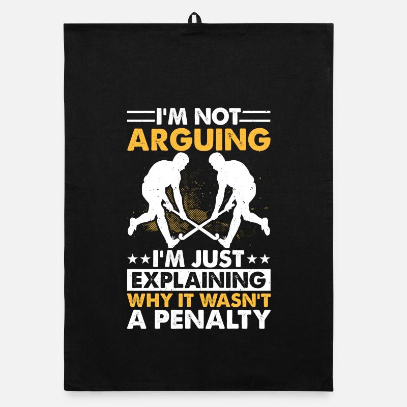 Hockey Eishockey Eishockeyspieler Geschenk Organic dish towel