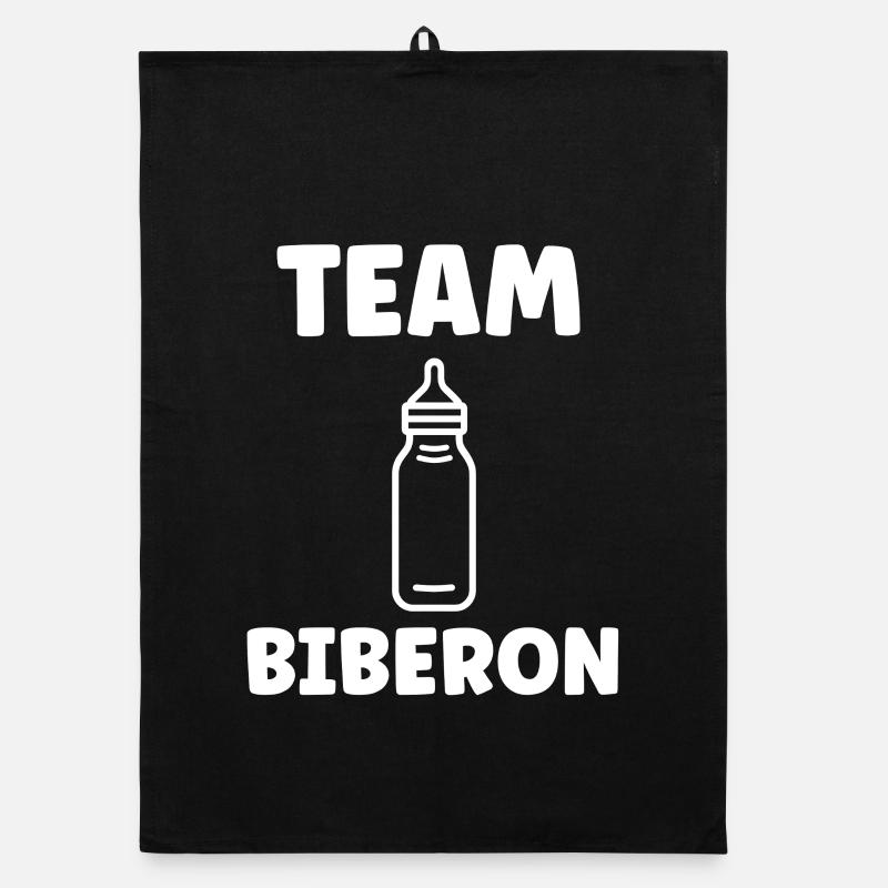 Team Biberon Logo Bébé Torchon bio