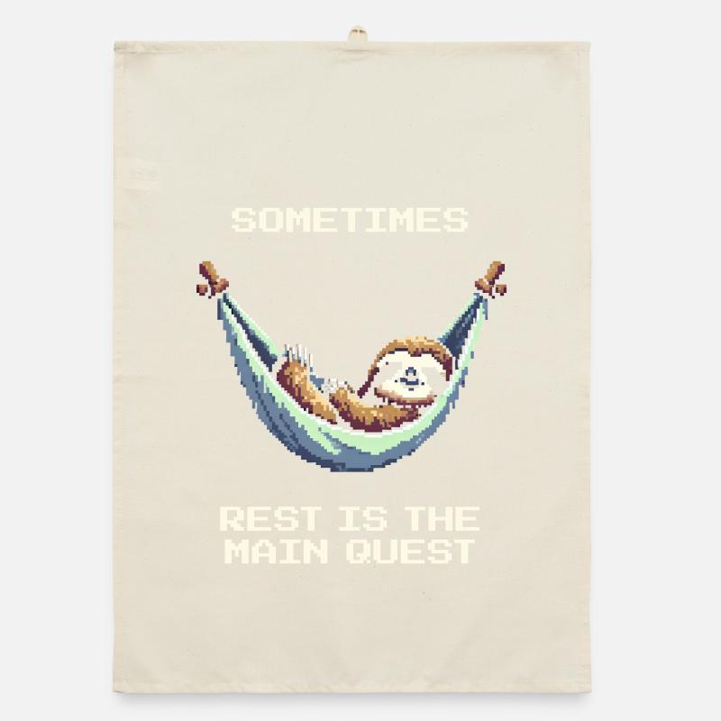 Sometimes Resting Is the Main Quest | Balance Organic dish towel