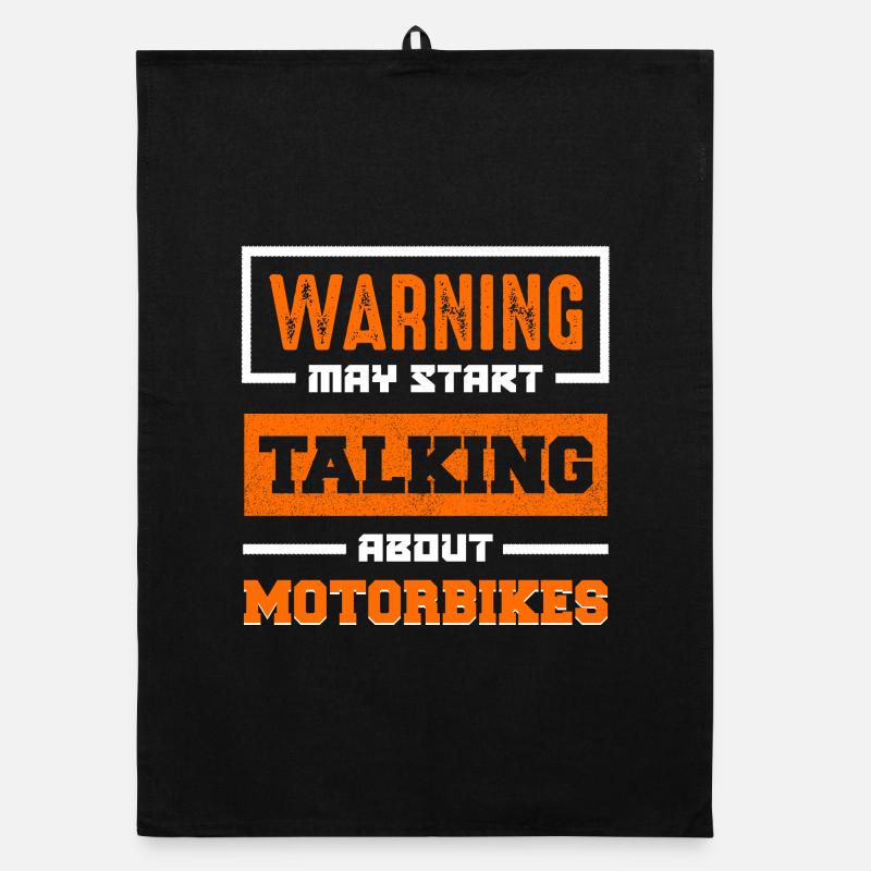 Warning: Start motorcycle talks Organic dish towel