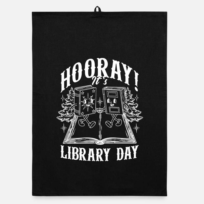 Library Day Librarian Reading Librarian Organic dish towel