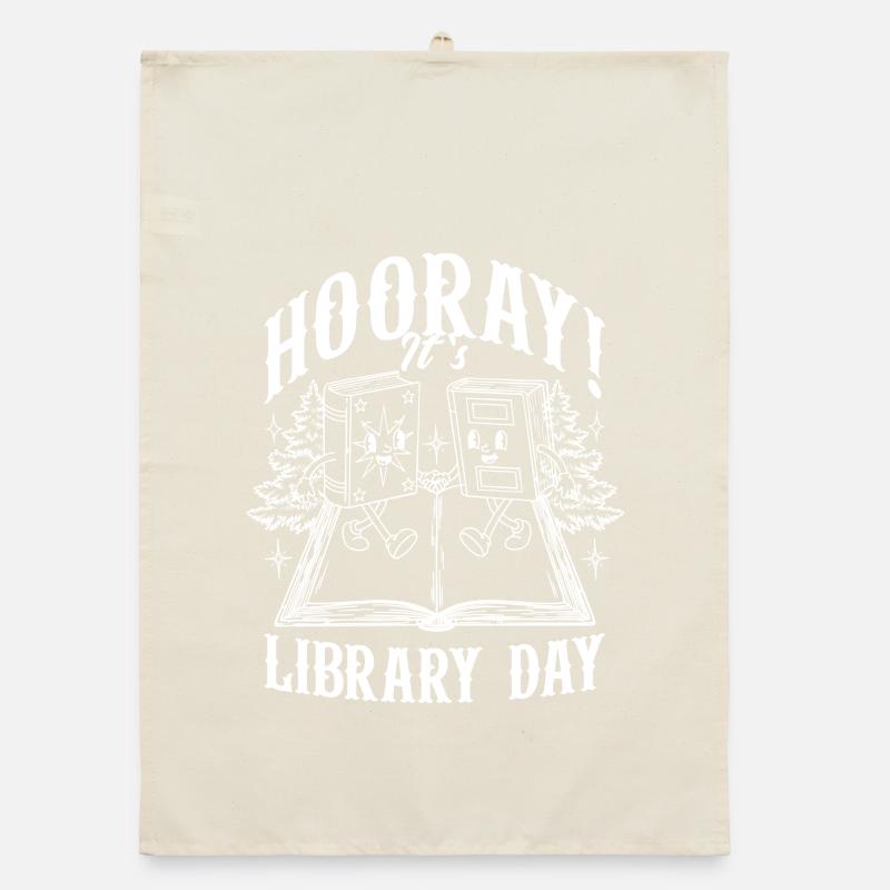Library Day Librarian Reading Librarian Organic dish towel