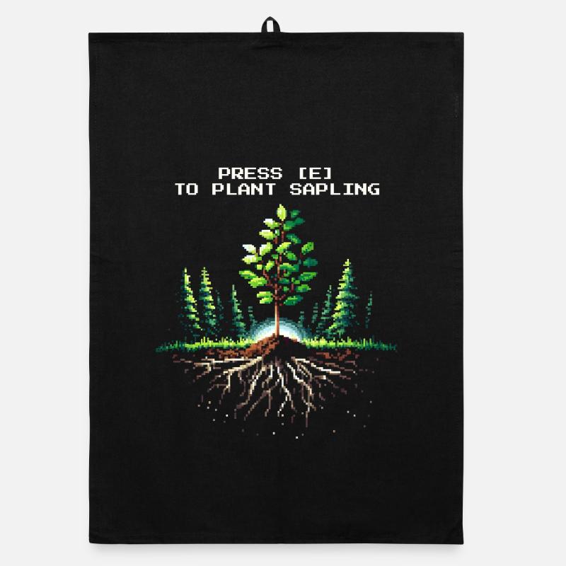 Press [E] Planting Seedling | Afforestation Organic dish towel