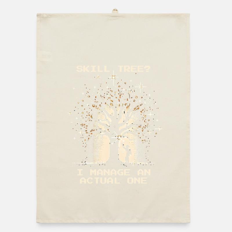 Skillbaum? Ich manage echte Bäume | Forst Organic Geschirrtuch