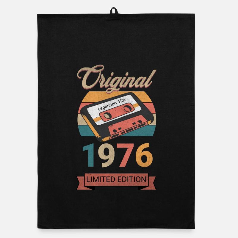 Original 1976 Édition Limitée Cadeau d’Anniversaire Torchon bio