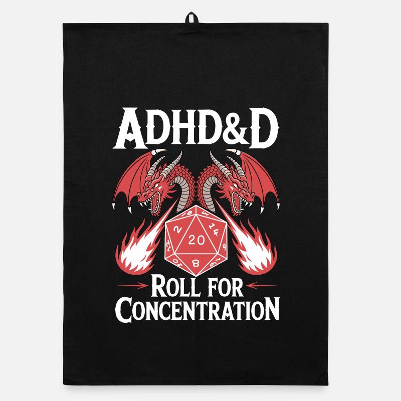 Roll for concentration ADHD Organic dish towel