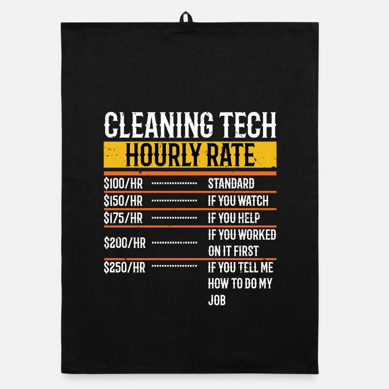 Cleaning Tech Hourly Rate Housekeeping Organic dish towel