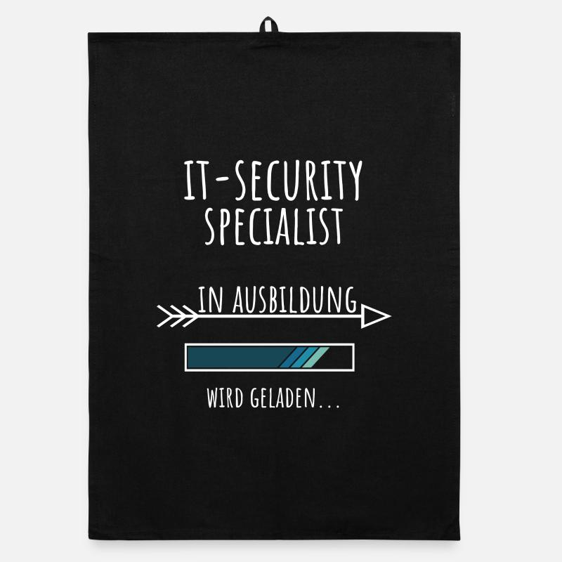 IT-Security Specialist Student Beruf Ausbildung Organic Geschirrtuch
