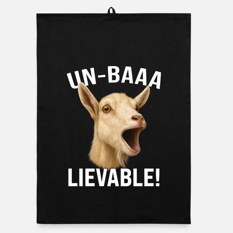 Chèvre Élevage Chèvre Éleveur de chèvres Un-Baaa-Lievable Torchon bio