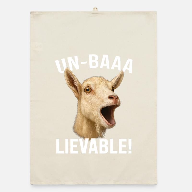 Chèvre Élevage Chèvre Éleveur de chèvres Un-Baaa-Lievable Torchon bio