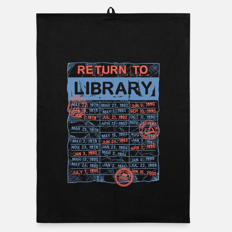 Library Day Librarian Reading Librarian Organic dish towel