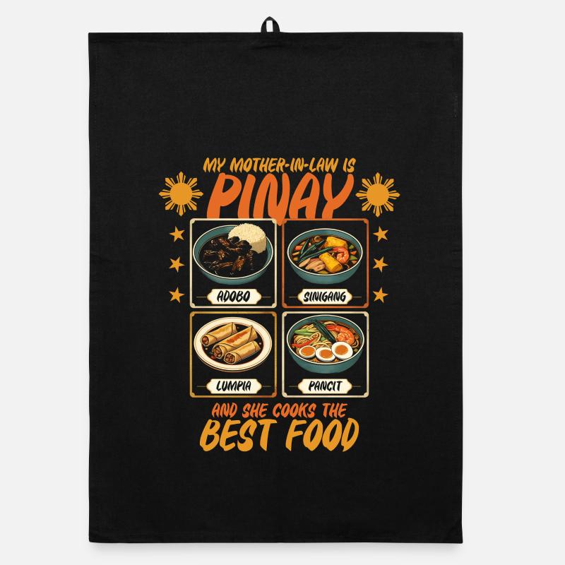 Pinay Schwiegermutter Philippinisch Organic Geschirrtuch