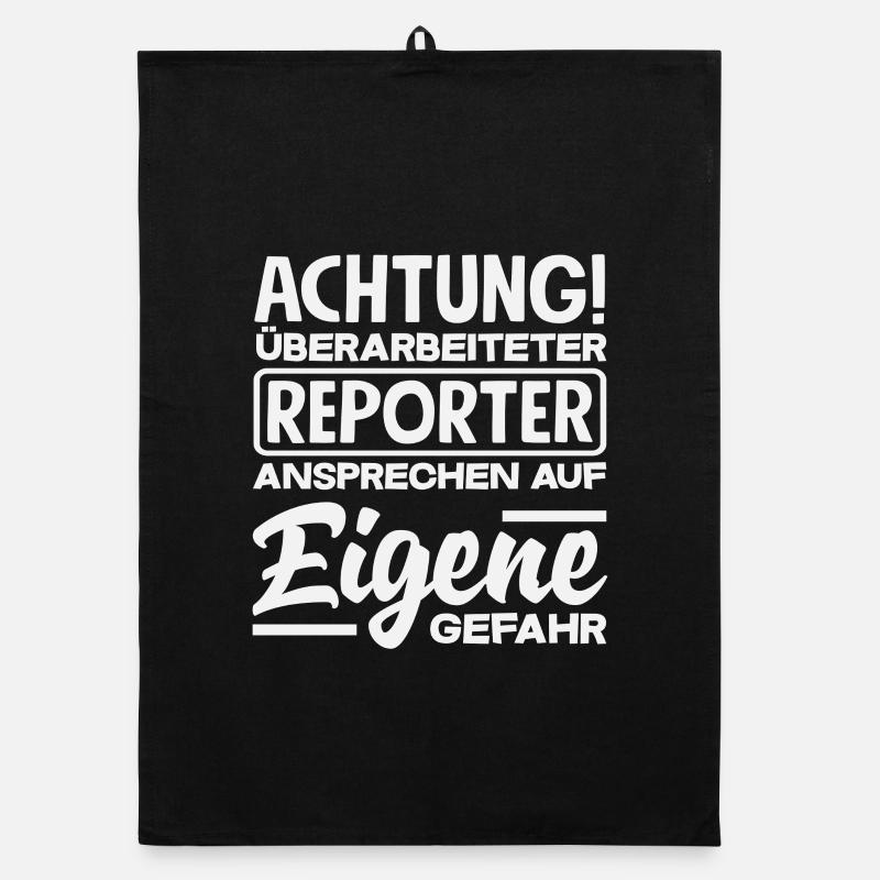 Attention: Overworked Reporter, Journalist Organic dish towel