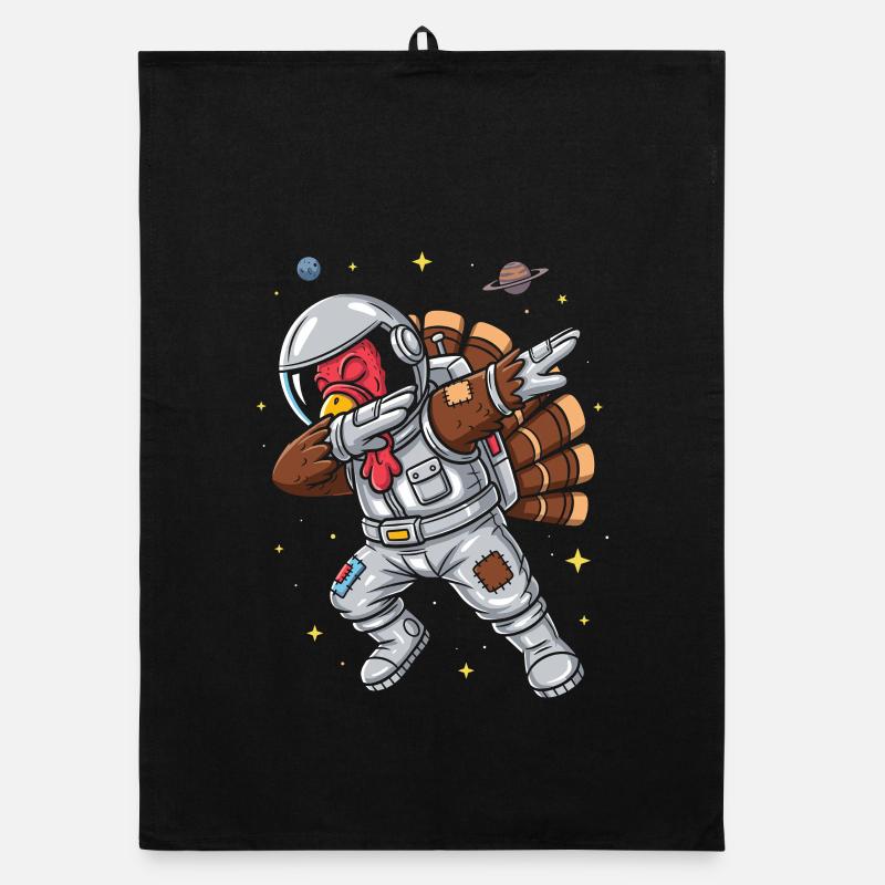 Canard astronaute dans l’espace Torchon bio