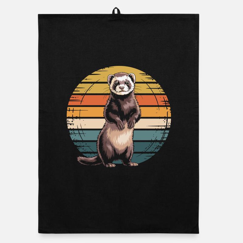 Frettchen Organic Geschirrtuch