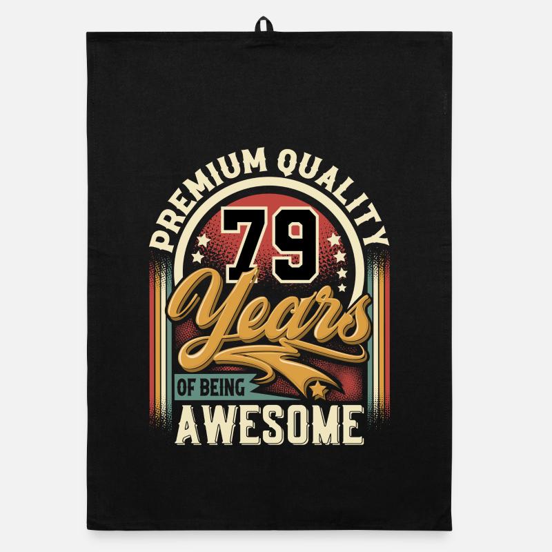 79. Geburtstag Organic Geschirrtuch