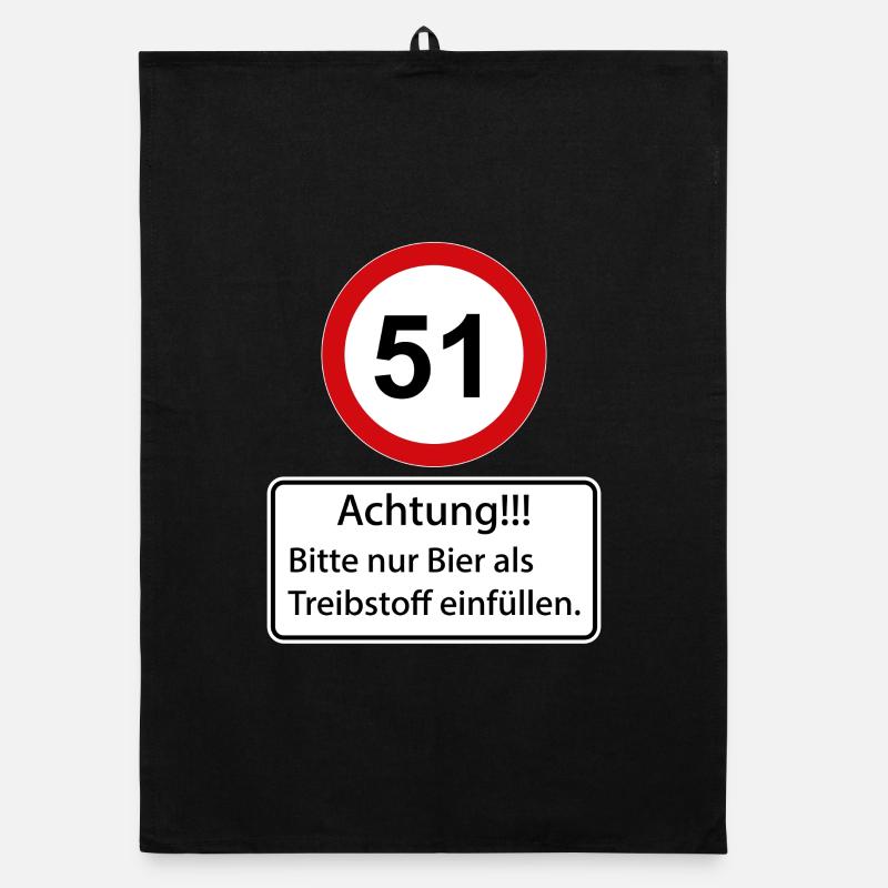 51 Attention : ne remplissez que de la bière comme carburant Torchon bio