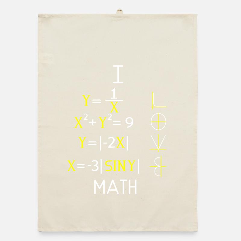 Math Math Math Teacher Mathematician Organic dish towel