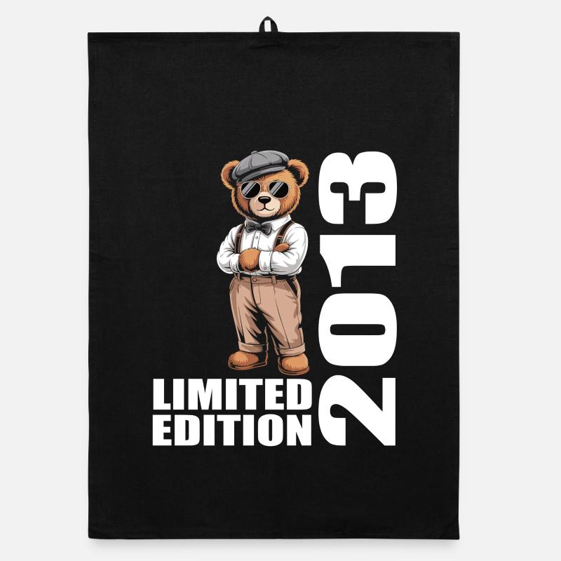 2013 Limited Edition Bear Birthday 2013 Organic dish towel