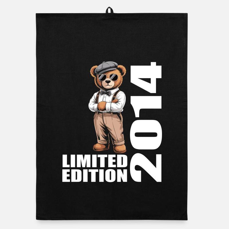 2014 Limited Edition Bear Birthday 2014 Organic dish towel