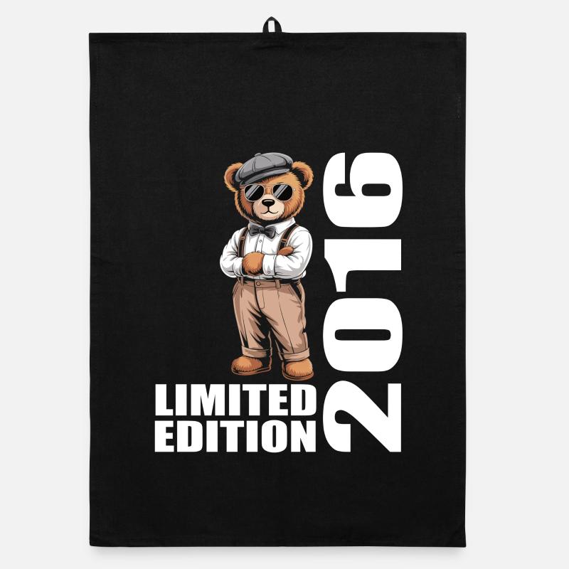 2016 Limited Edition Bär Geburtstag 2016 Organic Geschirrtuch