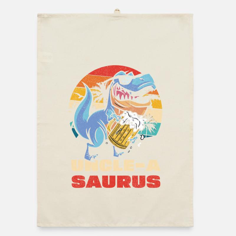 UncleASaurus Bierheld Organic Geschirrtuch