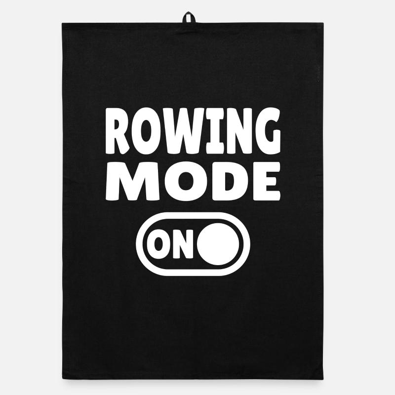 Rowing Mode ON - Rudern Organic dish towel