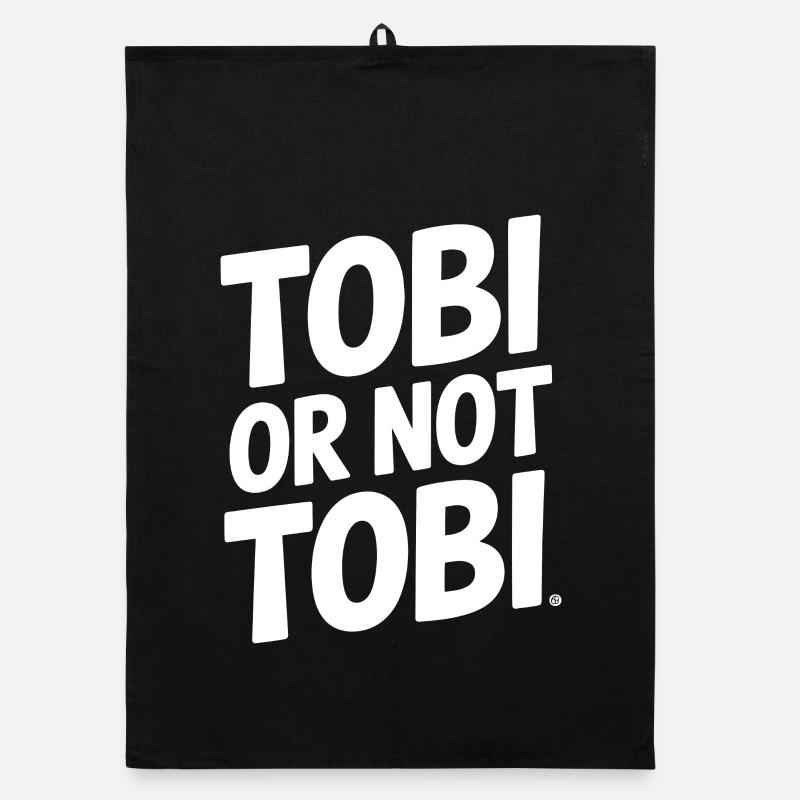 Tobi oder nicht Tobi – Das ist die Frage Organic Geschirrtuch