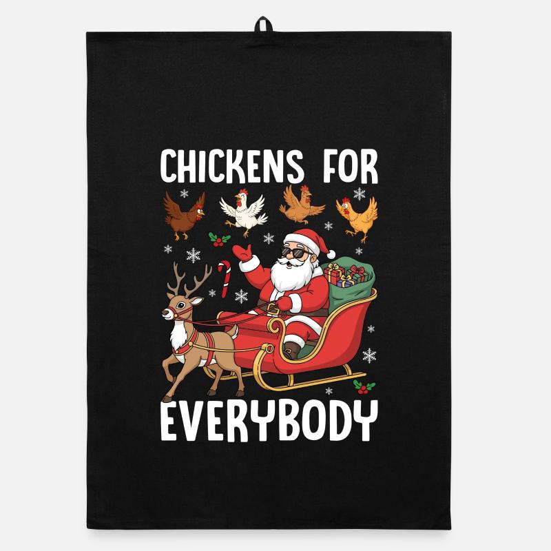 Chickens for Everybody Organic dish towel