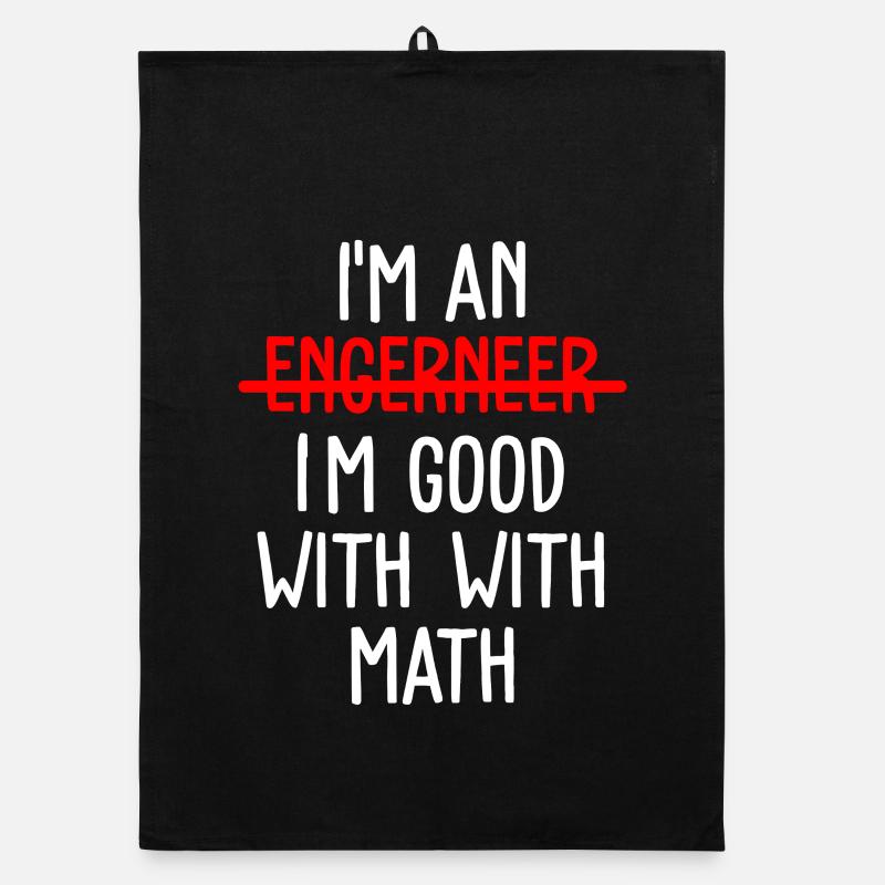 Math Math Math Teacher Mathematician Organic dish towel