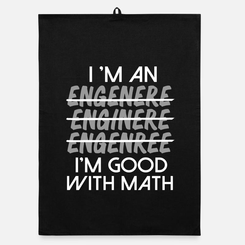 Math Math Math Teacher Mathematician Organic dish towel