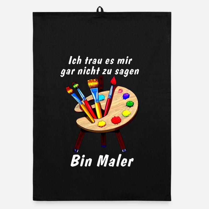 Staffelei Bin Maler Organic Geschirrtuch