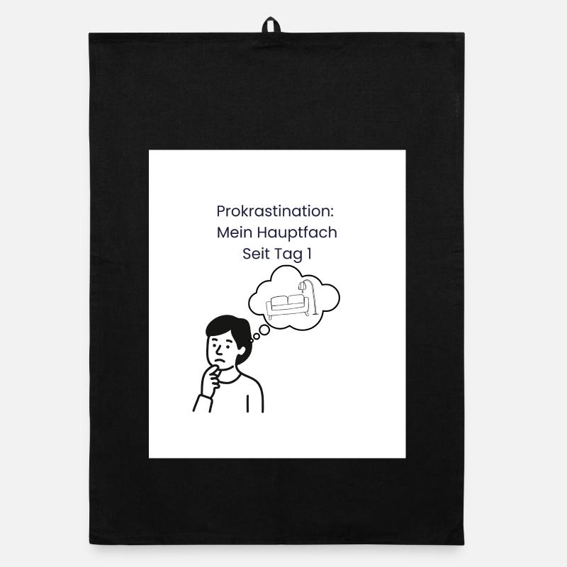 Procrastination : Majeure depuis le jour 1 Torchon bio