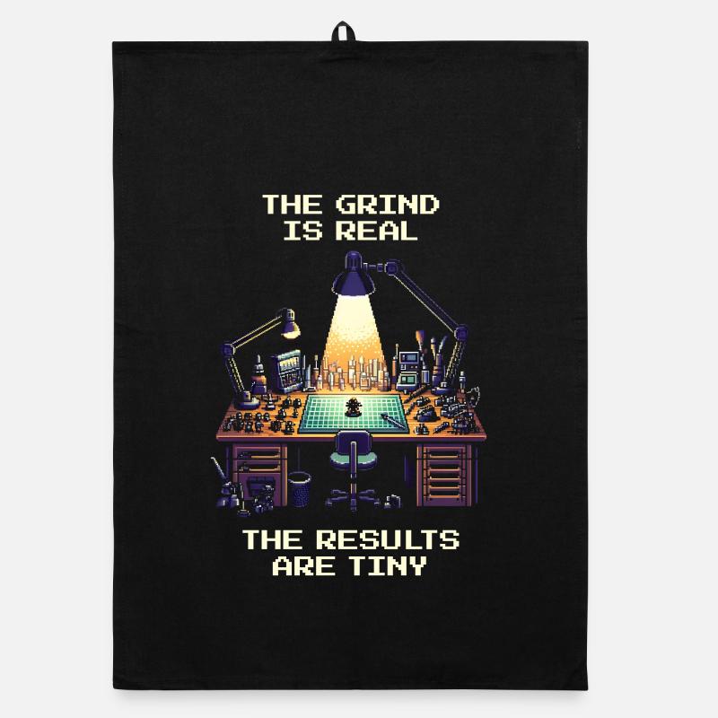 Grind is real: Result tiny | Miniatures Organic dish towel