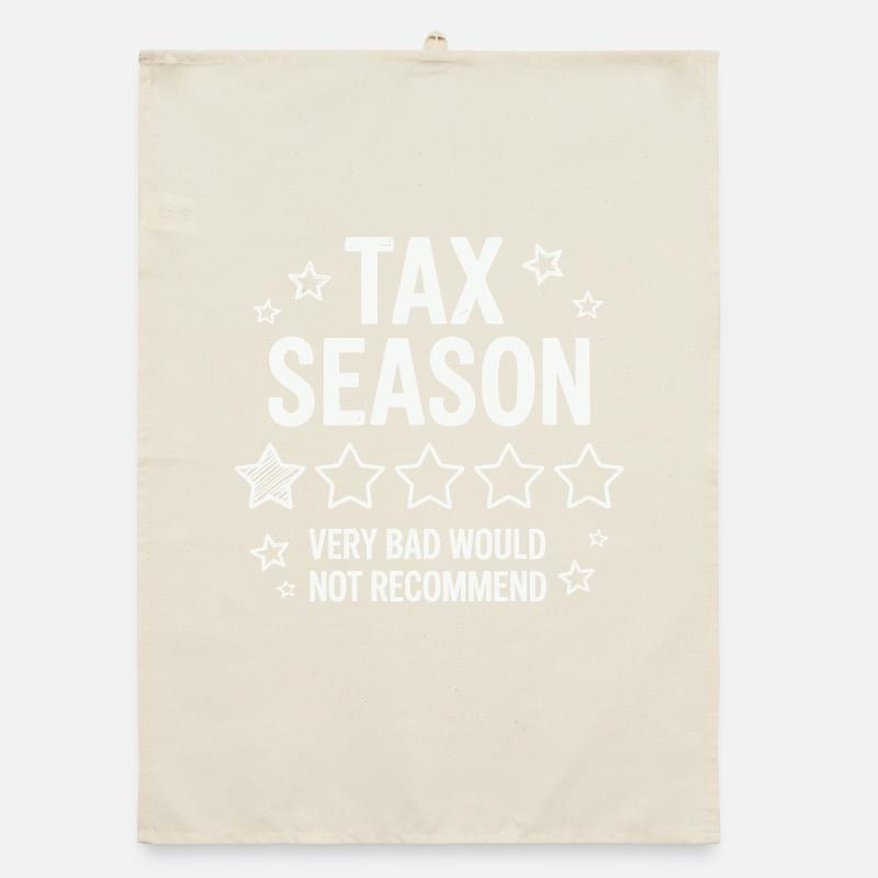 Saison des impôts - Conception de la note 1 étoile Torchon bio