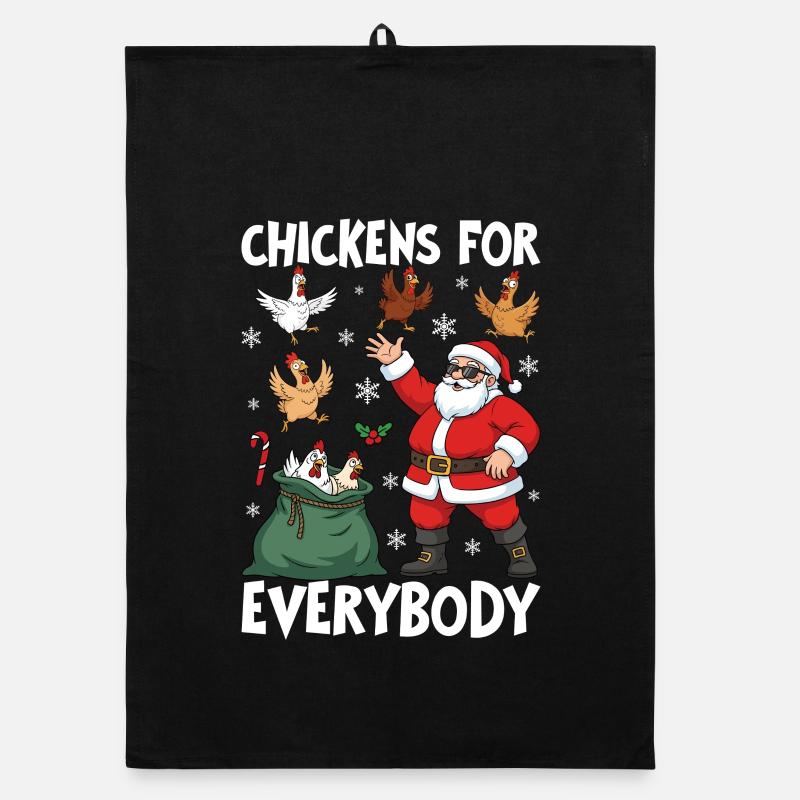Chickens for Everybody Organic dish towel