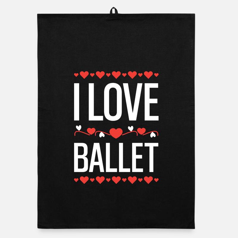 J’adore la danse classique Torchon bio