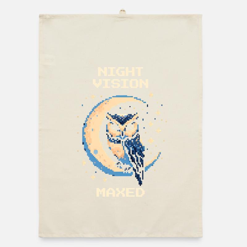 Nachtvision: auf Max | Eule Stealth Organic Geschirrtuch