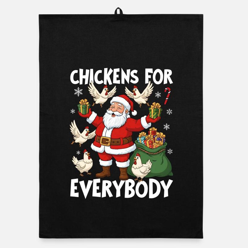 Chickens for Everybody Organic dish towel